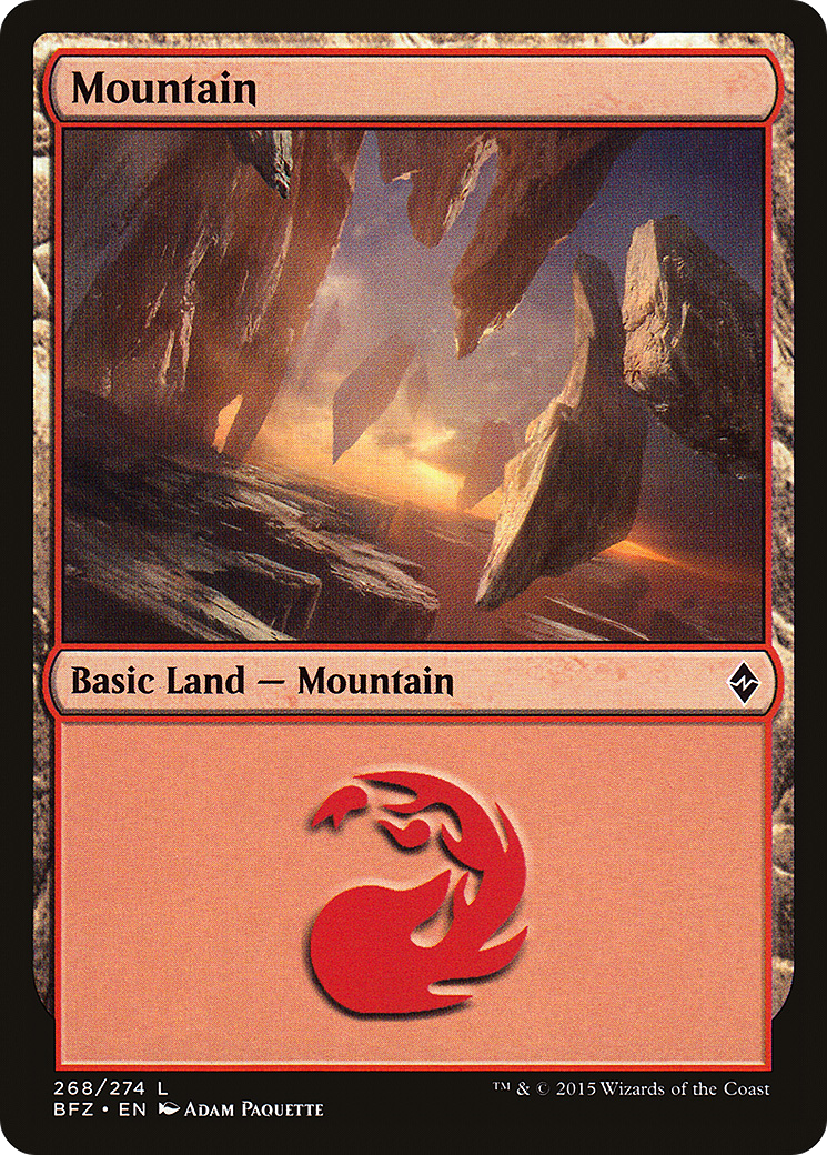 Mountain (268) - Battle for Zendikar