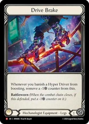 Drive Brake (AMX006) Rainbow Foil - Armory Deck: Maxx Nitro