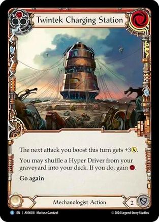 Twintek Charging Station (AMX018) Rainbow Foil - Armory Deck: Maxx Nitro