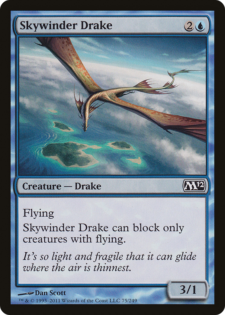 Skywinder Drake (075) - Magic 2012