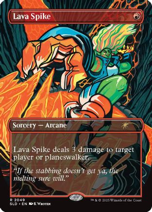 Lava Spike (2049) - Secret Lair Drop Series