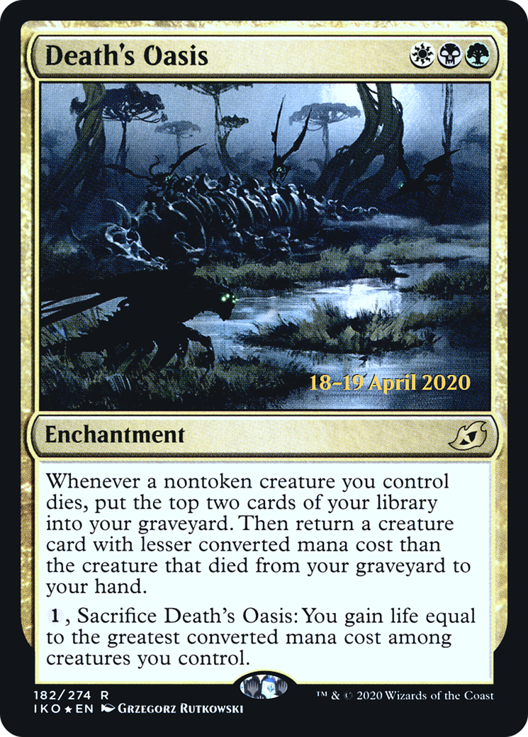 Death's Oasis (182) Foil - Ikoria: Lair of Behemoths Promos