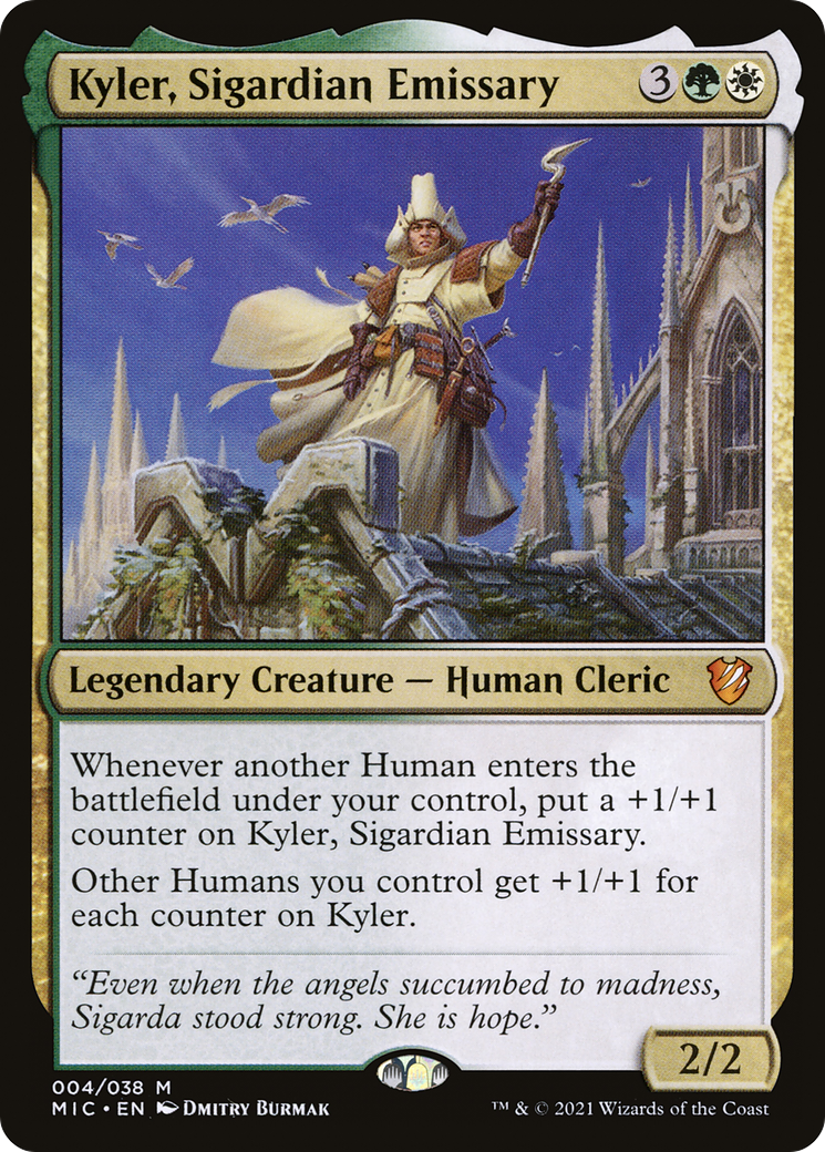 Kyler, Sigardian Emissary (004) Foil - Midnight Hunt Commander