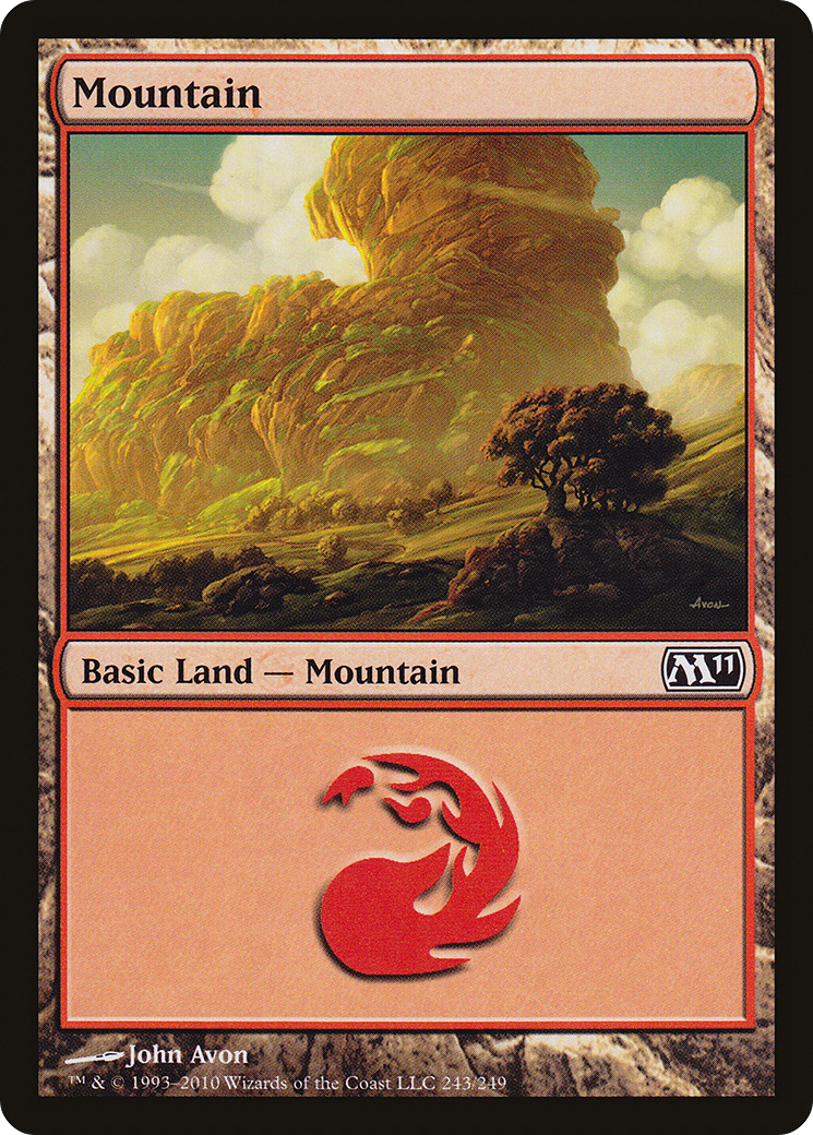 Mountain (243) Foil - Magic 2011