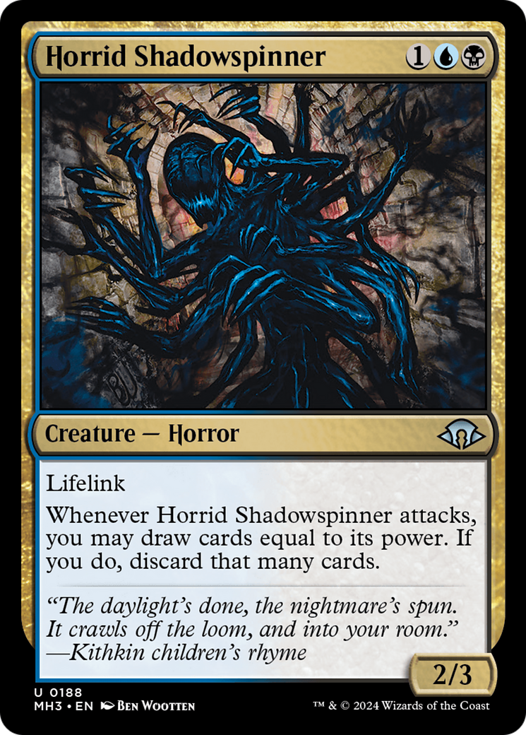 Horrid Shadowspinner (188) Foil - Modern Horizons 3
