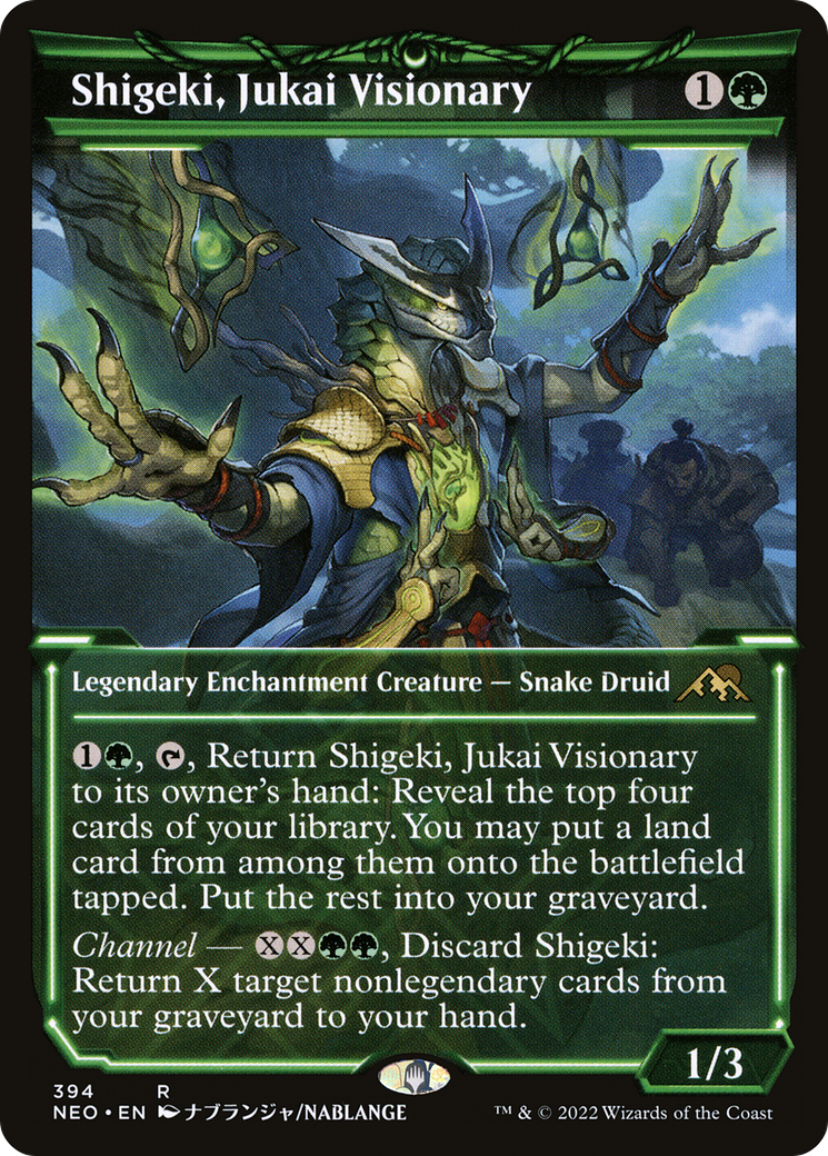 Shigeki, Jukai Visionary (Showcase) (394) Foil - Kamigawa: Neon Dynasty