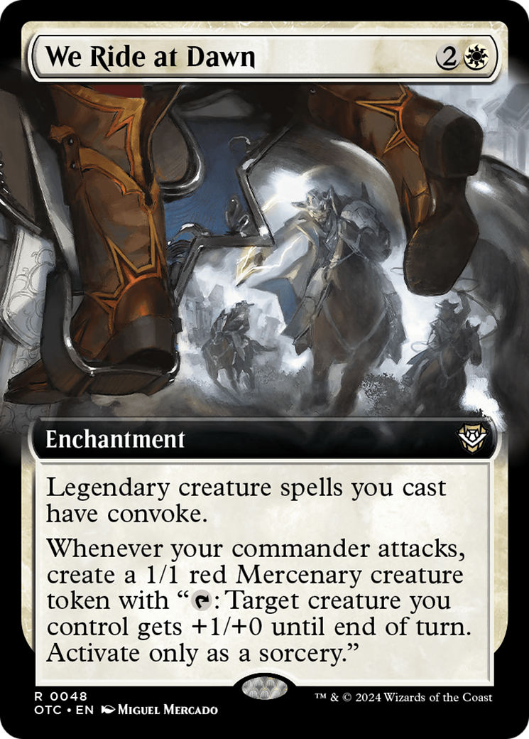 We Ride at Dawn (Extended Art) (048) - Outlaws of Thunder Junction Commander