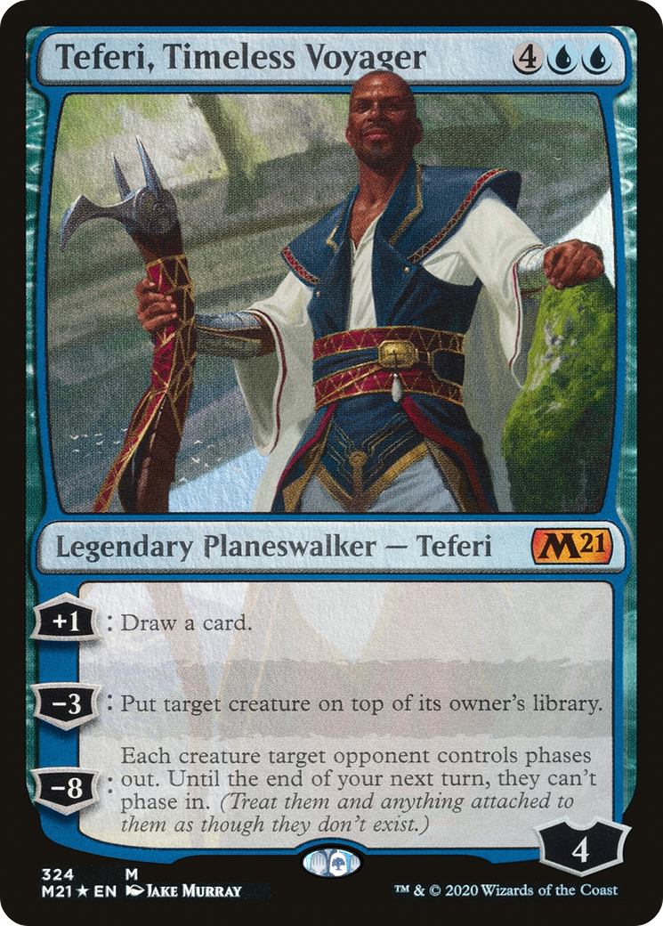 Teferi, Timeless Voyager (324) Foil - Core Set 2021