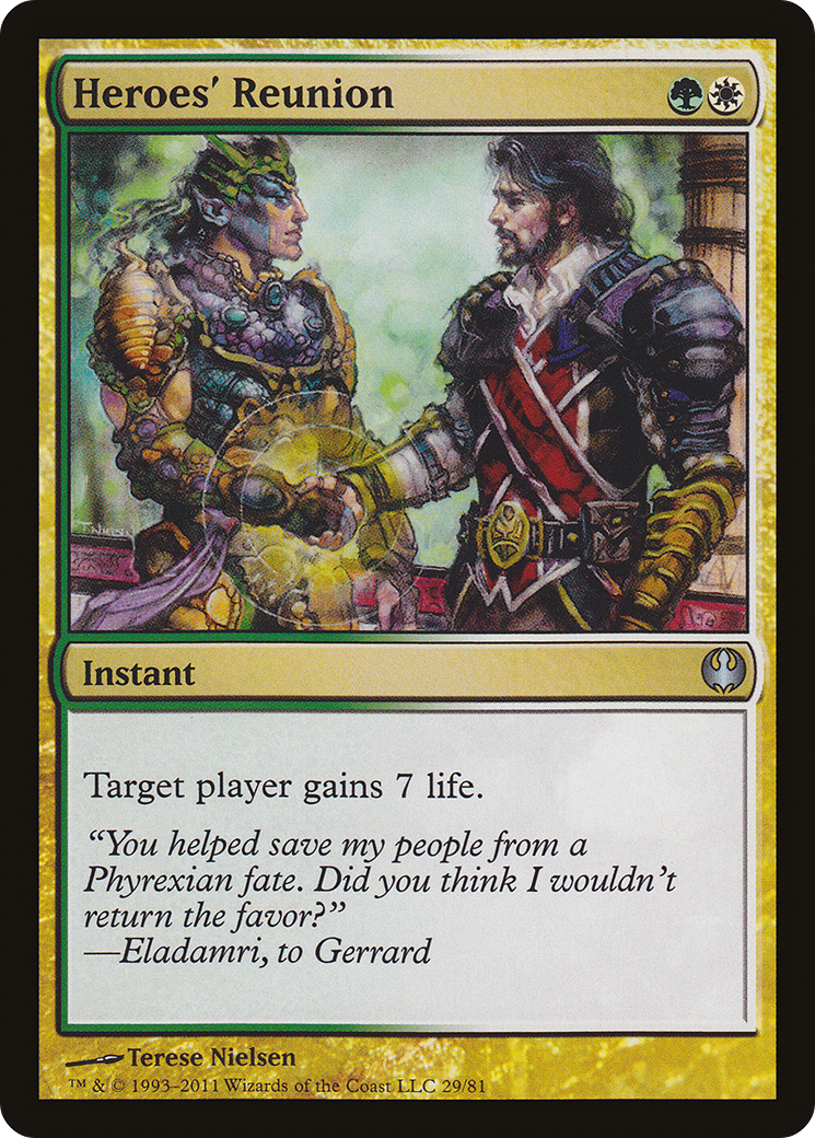Heroes' Reunion (029) - Duel Decks: Knights vs. Dragons