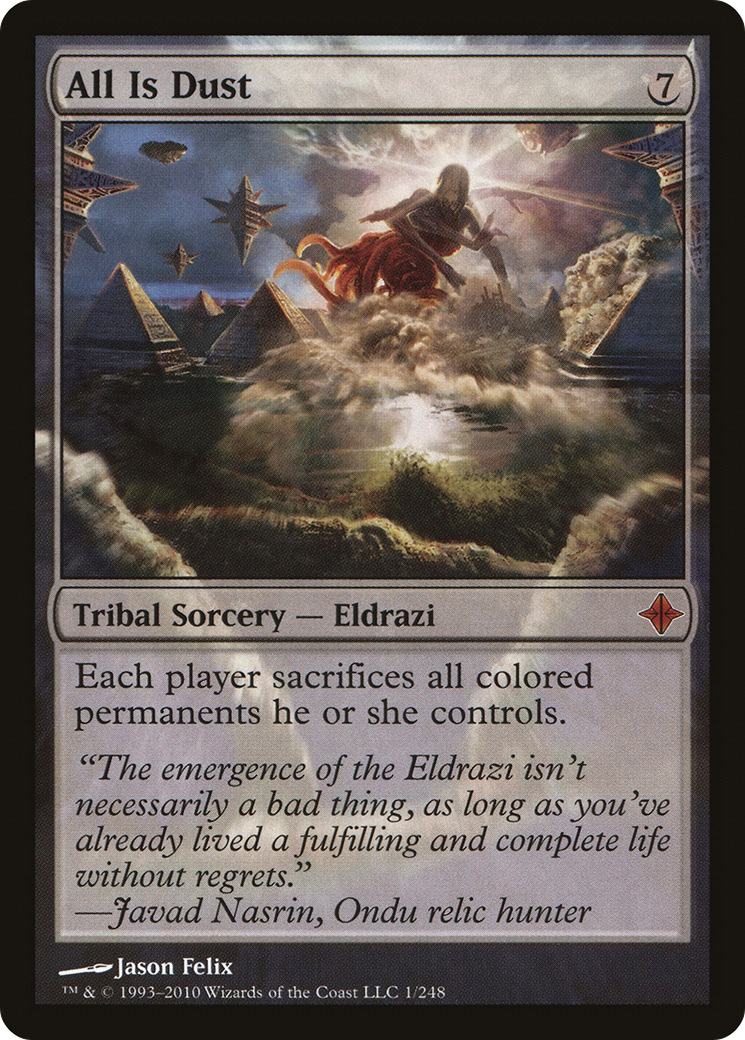 All Is Dust (001) Foil - Rise of the Eldrazi