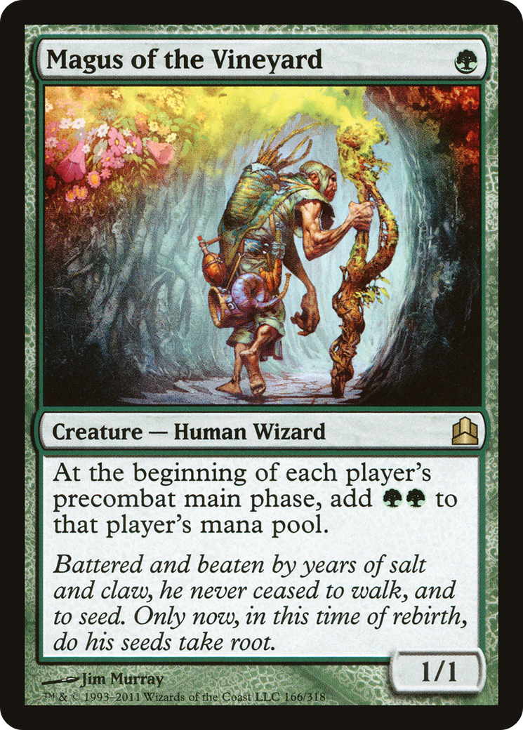 Magus of the Vineyard (166) - Commander 2011