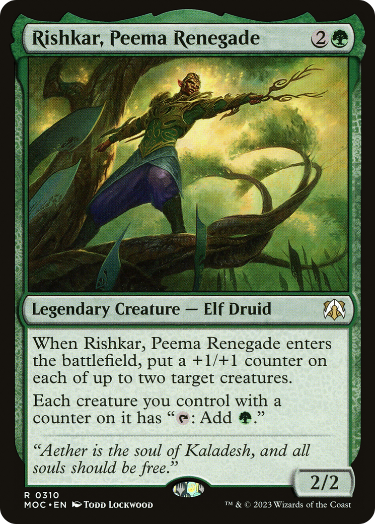 Rishkar, Peema Renegade (310) - March of the Machine Commander