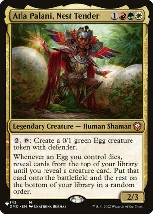Atla Palani, Nest Tender (DMC) (142) - The List Reprints