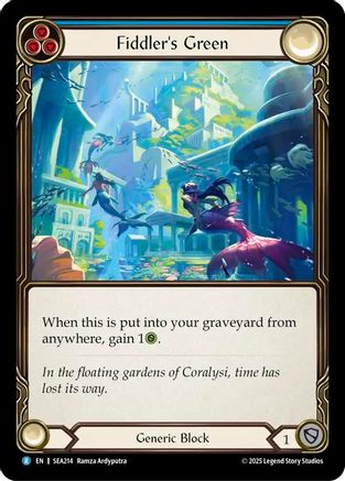 Fiddler's Green (Blue) (SEA214) Rainbow Foil - High Seas