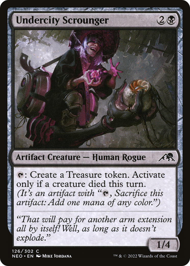 Undercity Scrounger (126) Foil - Kamigawa: Neon Dynasty