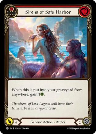 Sirens of Safe Harbor (Red) (SEA226) Rainbow Foil - High Seas