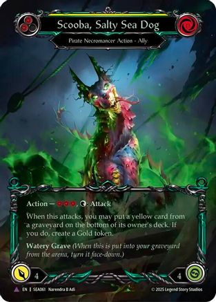 Scooba, Salty Sea Dog (Marvel) (SEA061) Cold Foil - High Seas