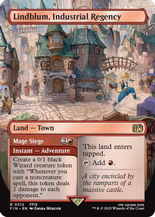 Lindblum, Industrial Regency (Borderless) (312) Foil - FINAL FANTASY