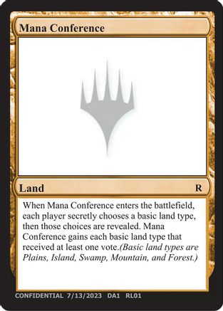Mana Conference - Un-Known Event Playtest Cards