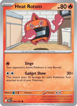 Heat Rotom (43) Reverse Holofoil - Destined Rivals