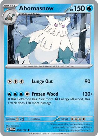 Abomasnow (60) Reverse Holofoil - Destined Rivals