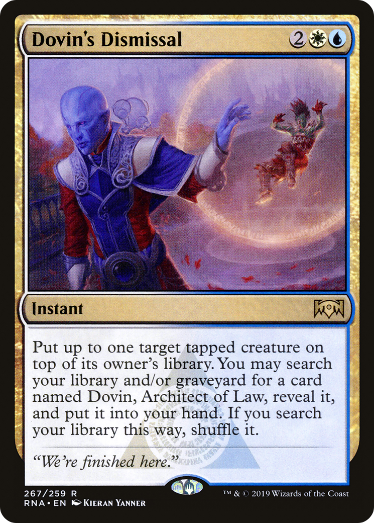 Dovin's Dismissal (267) - Ravnica Allegiance