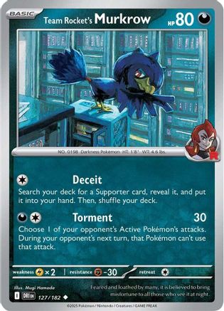 Team Rocket's Murkrow (127) - Destined Rivals