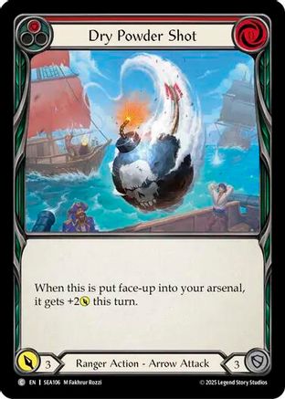 Dry Powder Shot (SEA106) Rainbow Foil - High Seas
