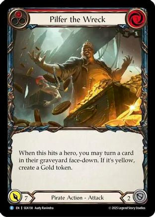 Pilfer the Wreck (Red) (SEA138) Rainbow Foil - High Seas