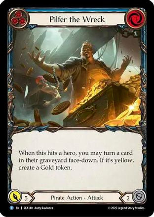 Pilfer the Wreck (Blue) (SEA140) Rainbow Foil - High Seas