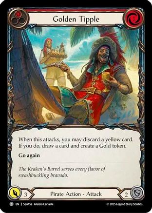 Golden Tipple (Red) (SEA159) Rainbow Foil - High Seas
