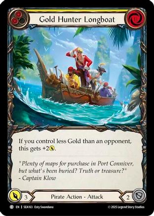 Gold Hunter Longboat (SEA163) Rainbow Foil - High Seas