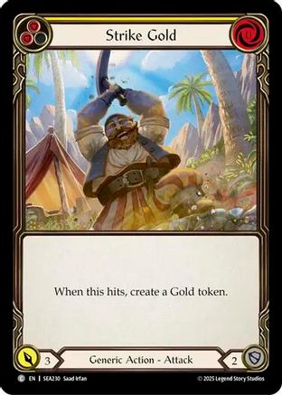 Strike Gold (Yellow) (SEA230) Rainbow Foil - High Seas