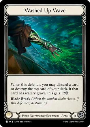 Washed Up Wave (Treasure) (SEA046) Cold Foil - High Seas