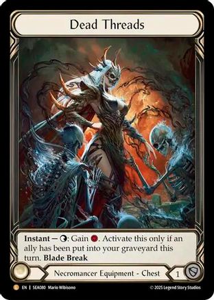Dead Threads (Treasure) (SEA080) Cold Foil - High Seas