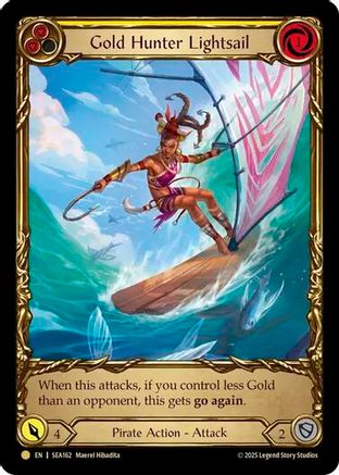 Gold Hunter Lightsail (Treasure) (SEA162) Cold Foil - High Seas