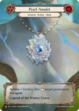 Pearl Amulet (Treasure) (SEA193) Cold Foil - High Seas