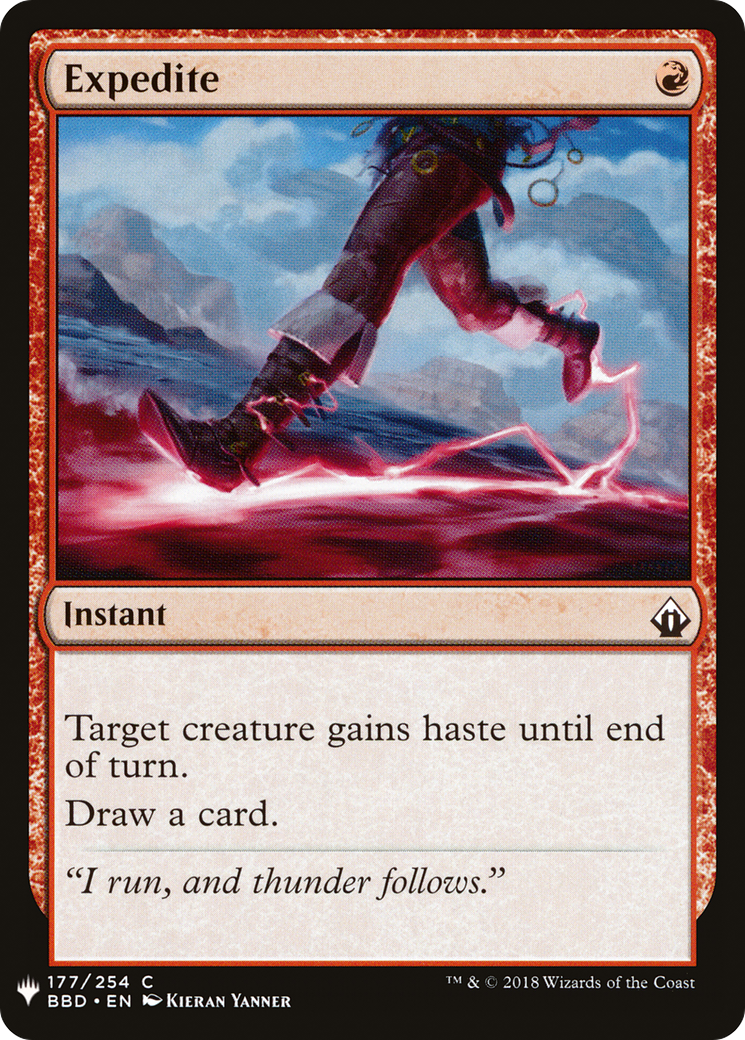 Expedite (BBD-177) - The List