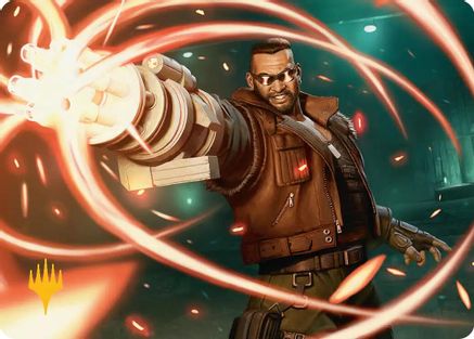 Barret Wallace Art Card (Gold-Stamped Planeswalker Symbol) (08) - Art Series: FINAL FANTASY