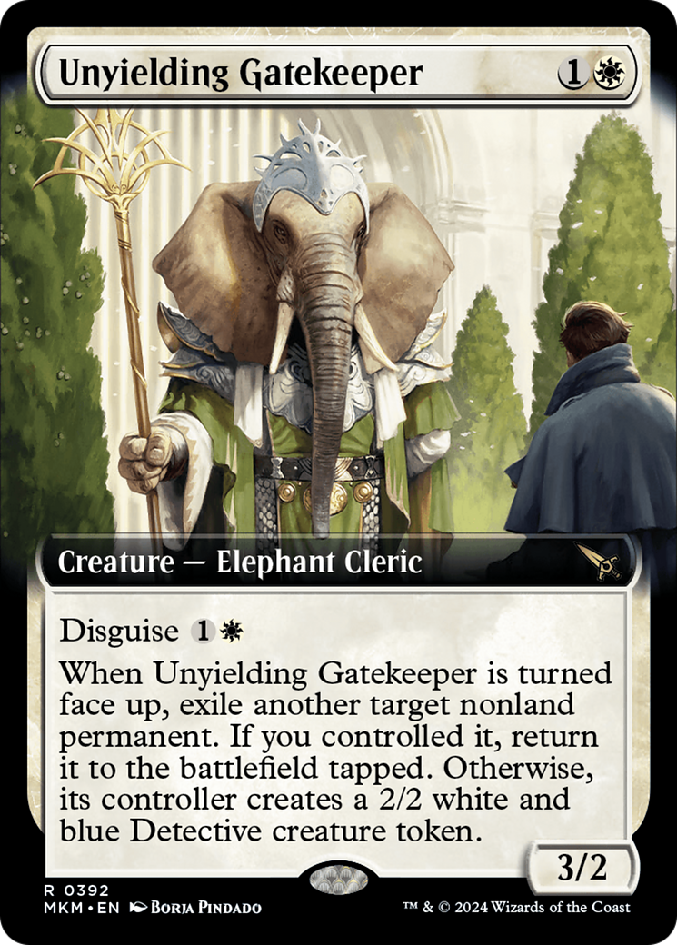 Unyielding Gatekeeper (Extended Art) (392) Foil - Murders at Karlov Manor