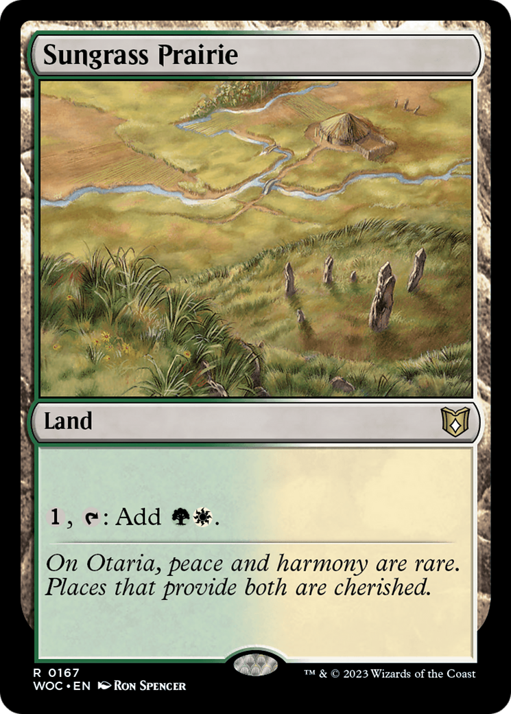 Sungrass Prairie (167) - Wilds of Eldraine Commander