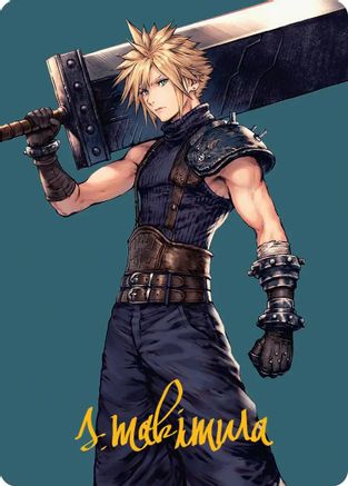 Cloud, Ex-SOLDIER Art Card (Gold-Stamped Signature) (50) - Art Series: FINAL FANTASY