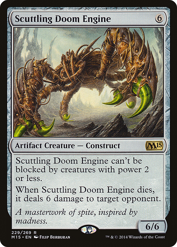 Scuttling Doom Engine (229) Foil - Magic 2015