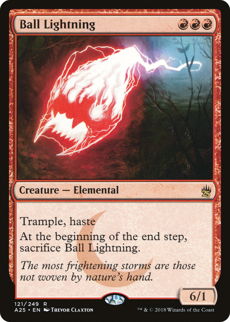 Ball Lightning (121) Foil - Masters 25
