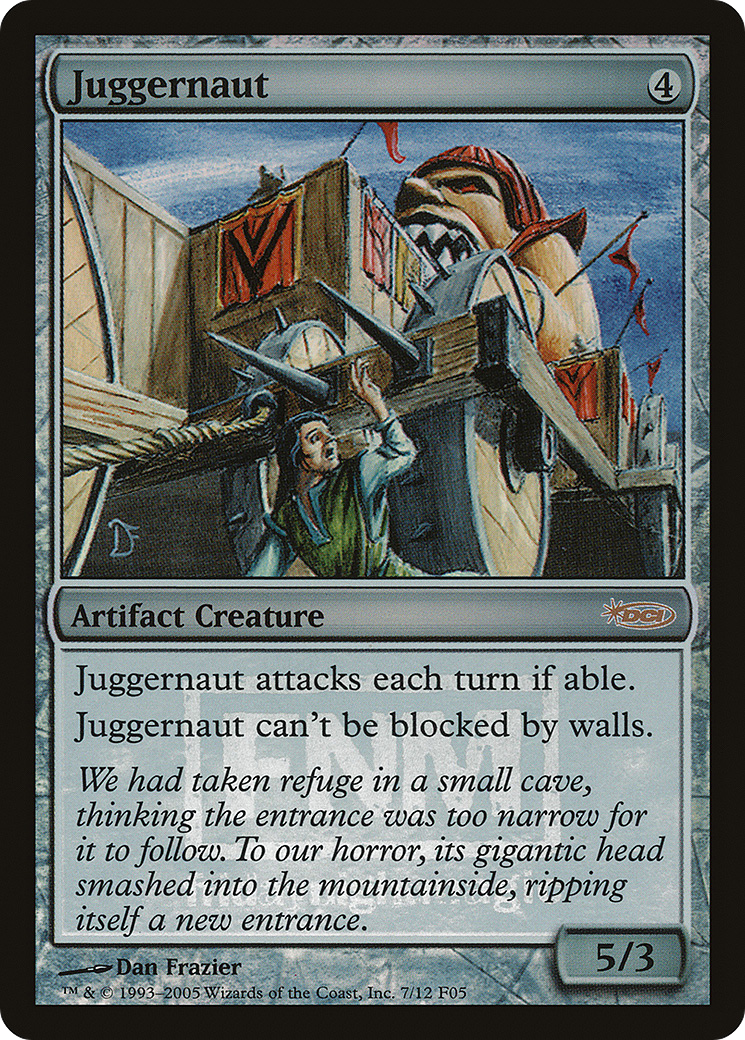 Juggernaut (007) Foil - Friday Night Magic 2005
