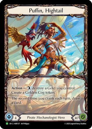 Puffin, Hightail - HER137 (HER137) Rainbow Foil - Flesh and Blood: Promo Cards