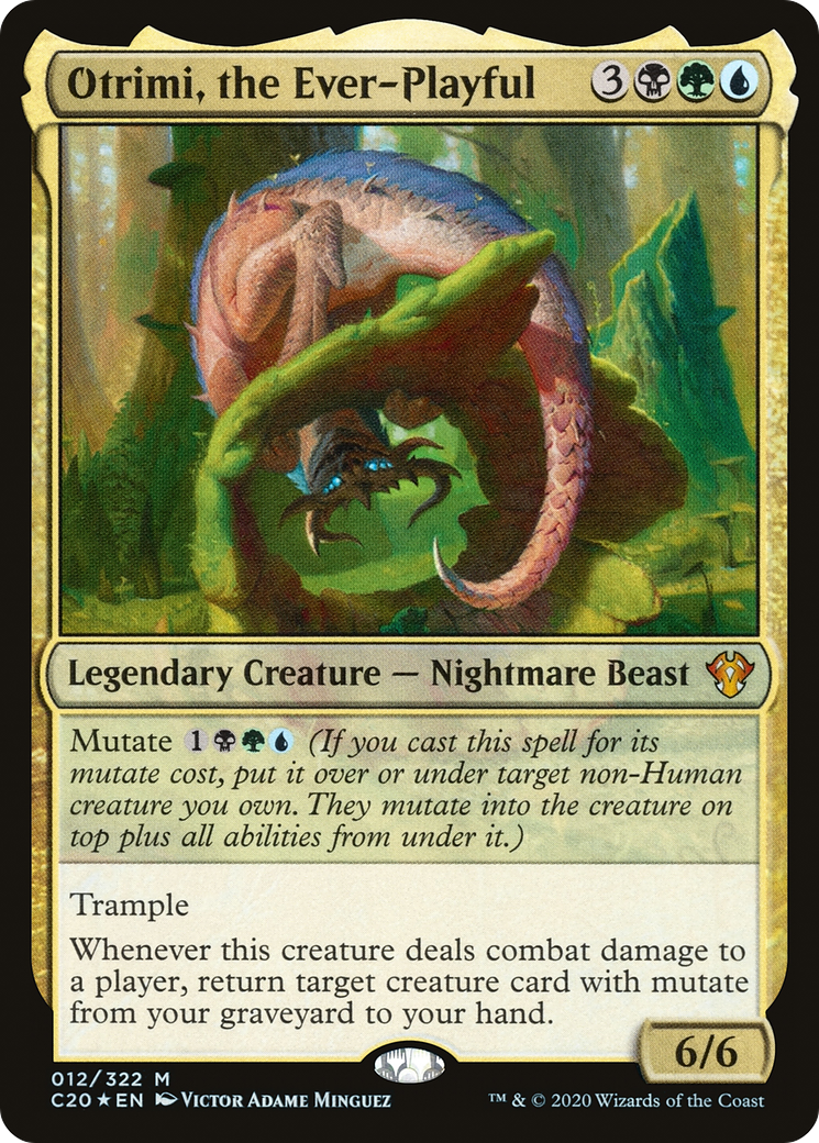 Otrimi, the Ever-Playful (012) Foil - Commander 2020
