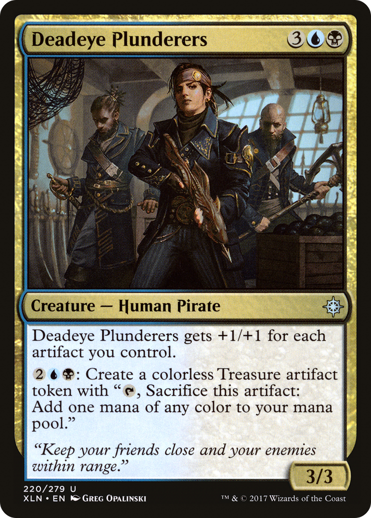 Deadeye Plunderers (220) Foil - Ixalan