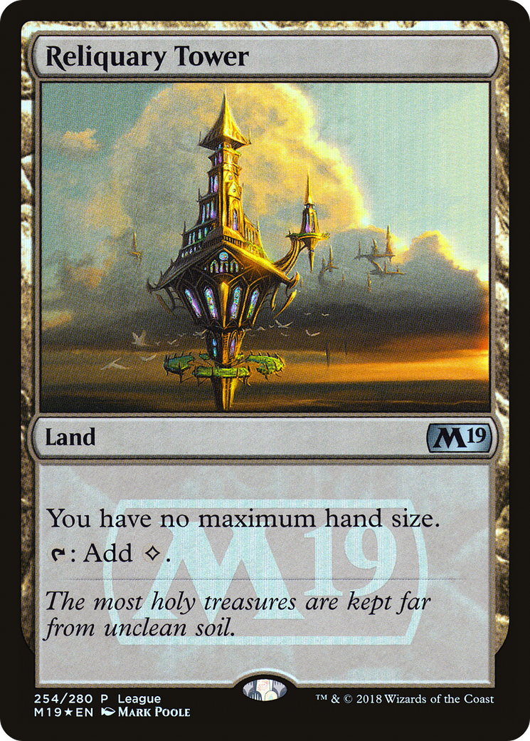 Reliquary Tower (254) Foil - Core Set 2019 Promos