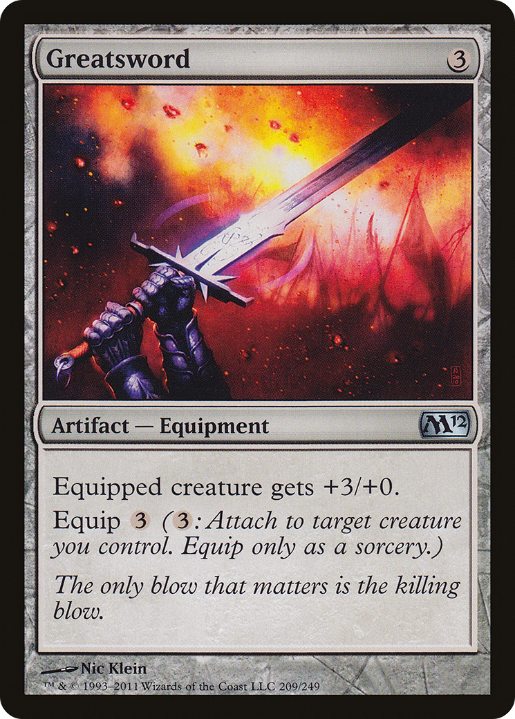Greatsword (209) Foil - Magic 2012